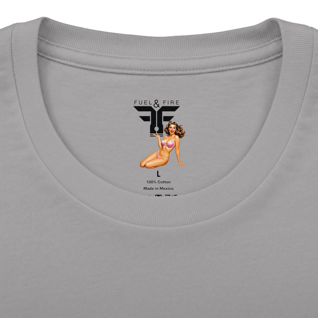 Fuel & Fire Whiskey Logo T-Shirt — Vintage Distillery Graphic Tee
