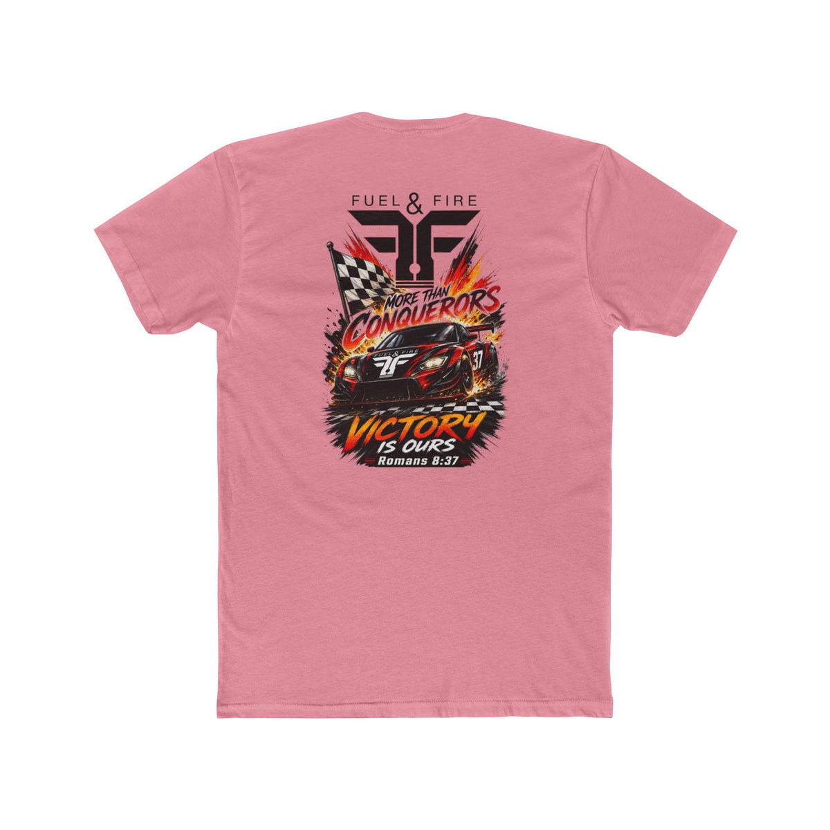 Racing Crew Tee — "Conquerors" Victory Car Graphic