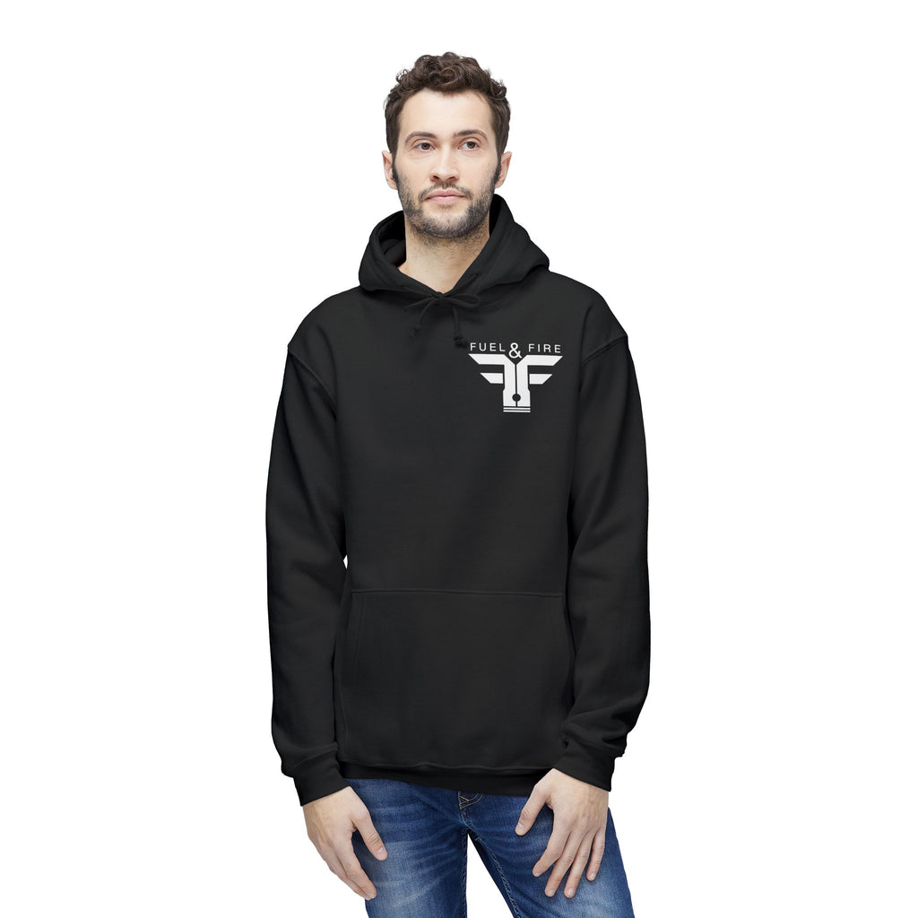 Burn Rubber Not Skin Hoodie — Racing Pinup Pullover