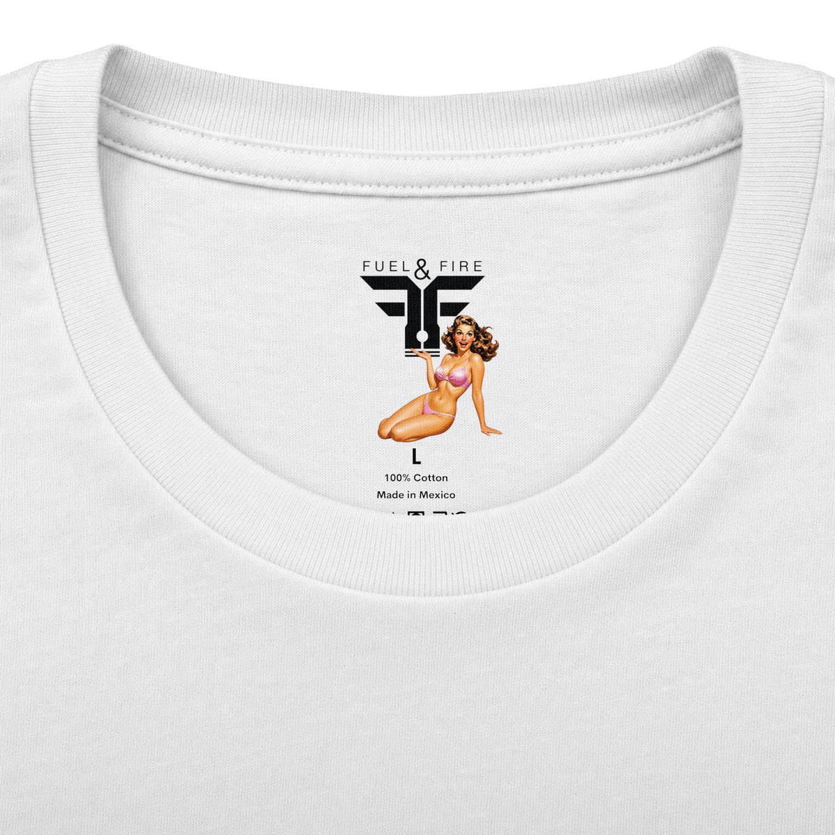 Drive-In Retro Tee — 'Fuel & Fire' Vintage Car Poster T-Shirt