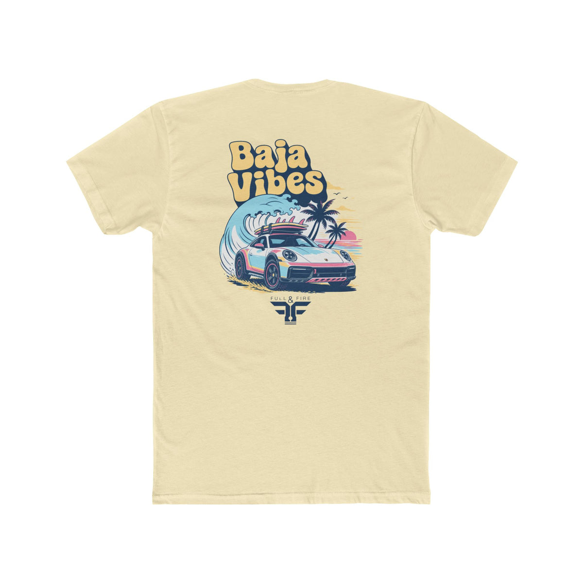 Baja Vibes Dakar Tee — Vintage Surf Car Graphic T-Shirt