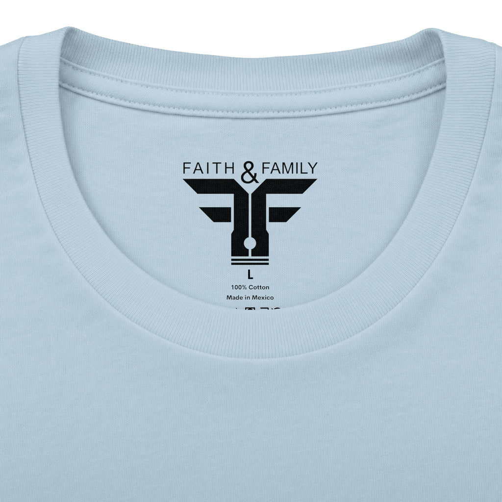 Faith & Family Muscle Car Tee  — John 11:35 Cuda Prayer Graphic T‑Shirt
