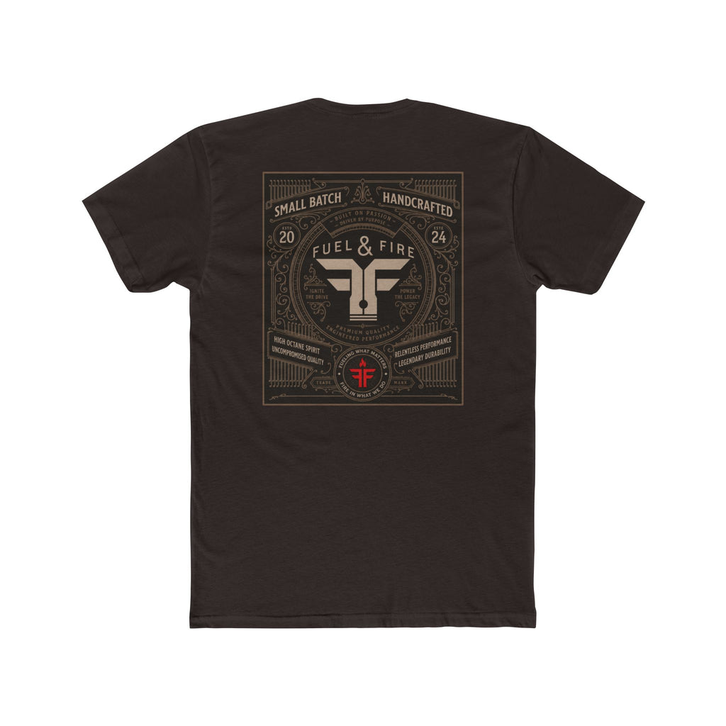 Fuel & Fire Retro Logo Tee — Small Batch Handcrafted Graphic T-Shirt