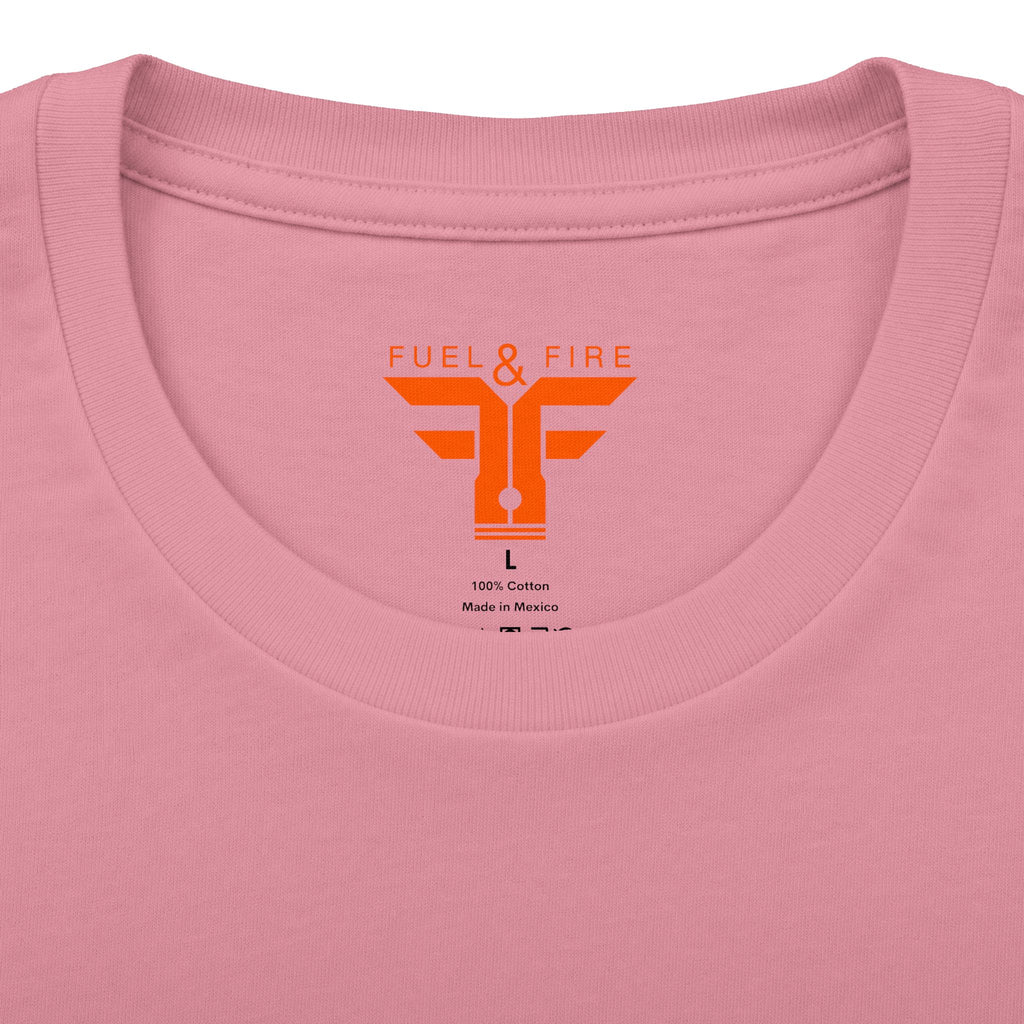 Big Block Bobby — Fuel & Fire Red Convertible Retro Tee