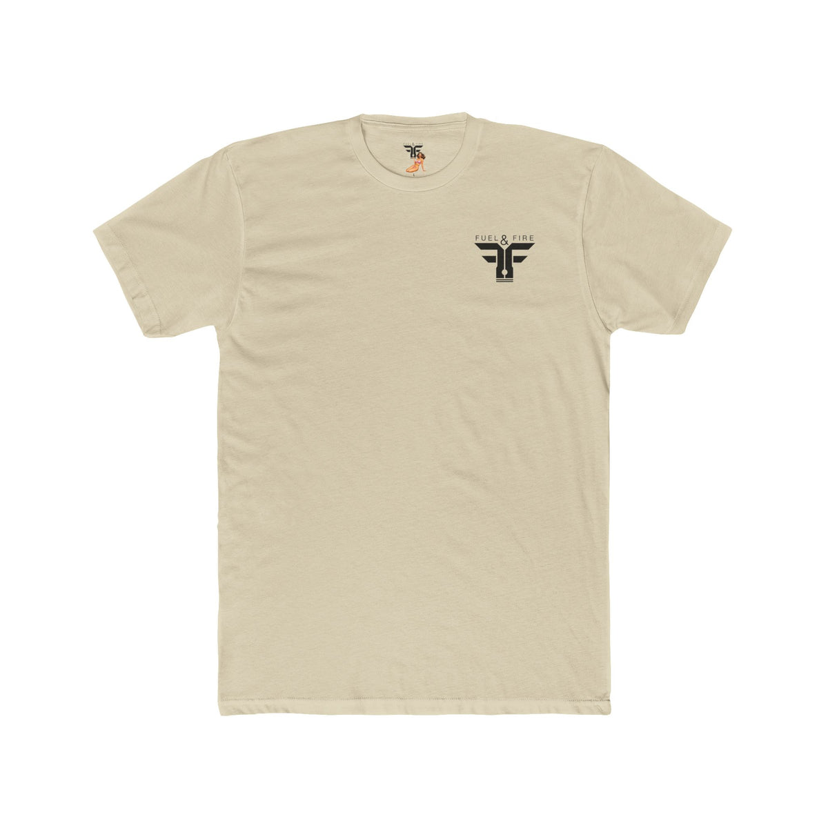 Fuel & Fire Whiskey Logo T-Shirt — Vintage Distillery Graphic Tee