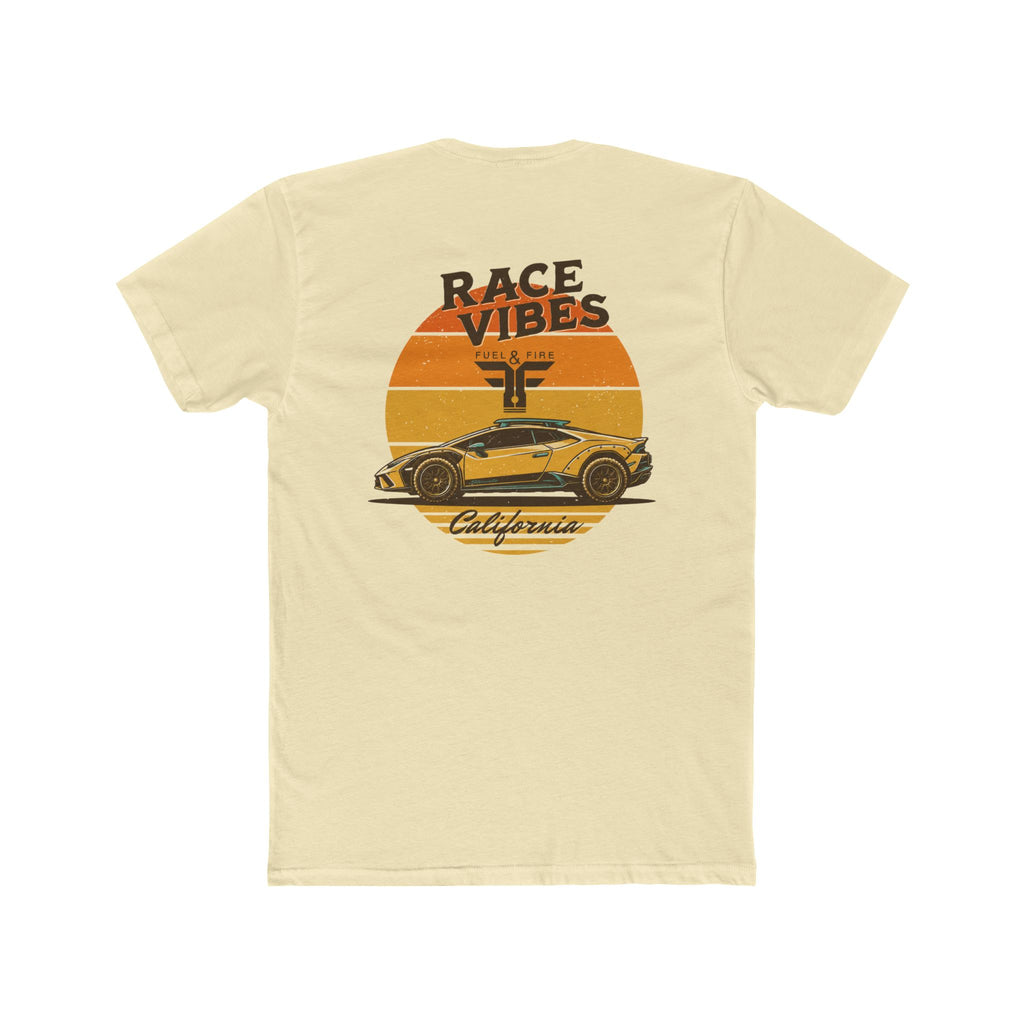 Race Vibes Sterrato Car Tee — Retro Sunset California Racer T-Shirt