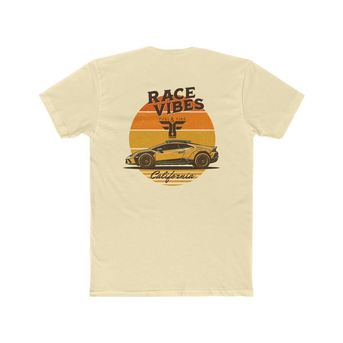 Race Vibes Sterrato Car Tee — Retro Sunset California Racer T-Shirt