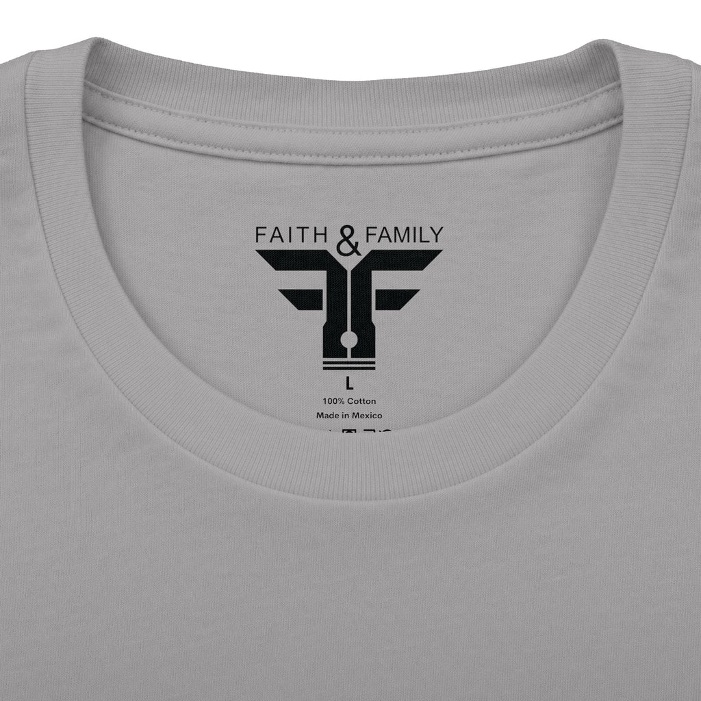 Faith & Family Muscle Car Tee  — John 11:35 Cuda Prayer Graphic T‑Shirt
