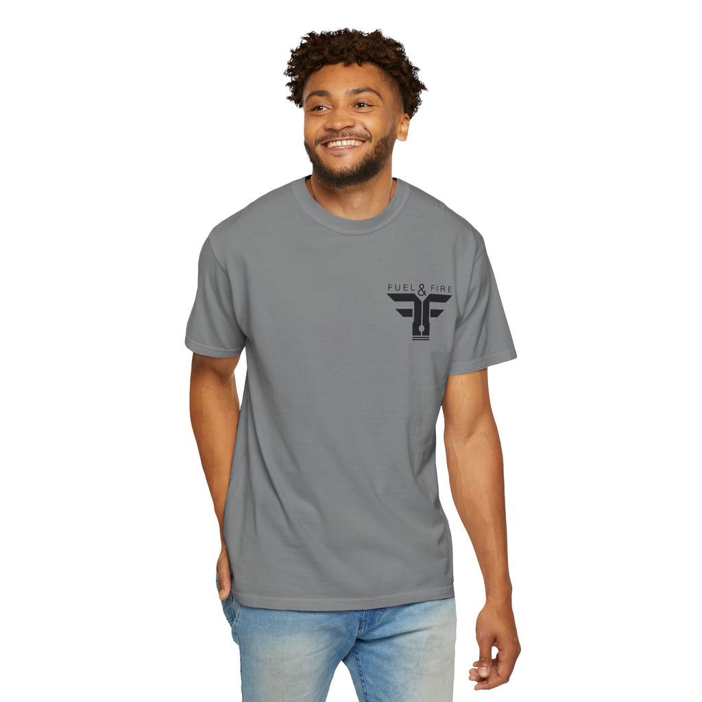 Fuel & Fire 'Burn Rubber Not Skin' Racing T-Shirt