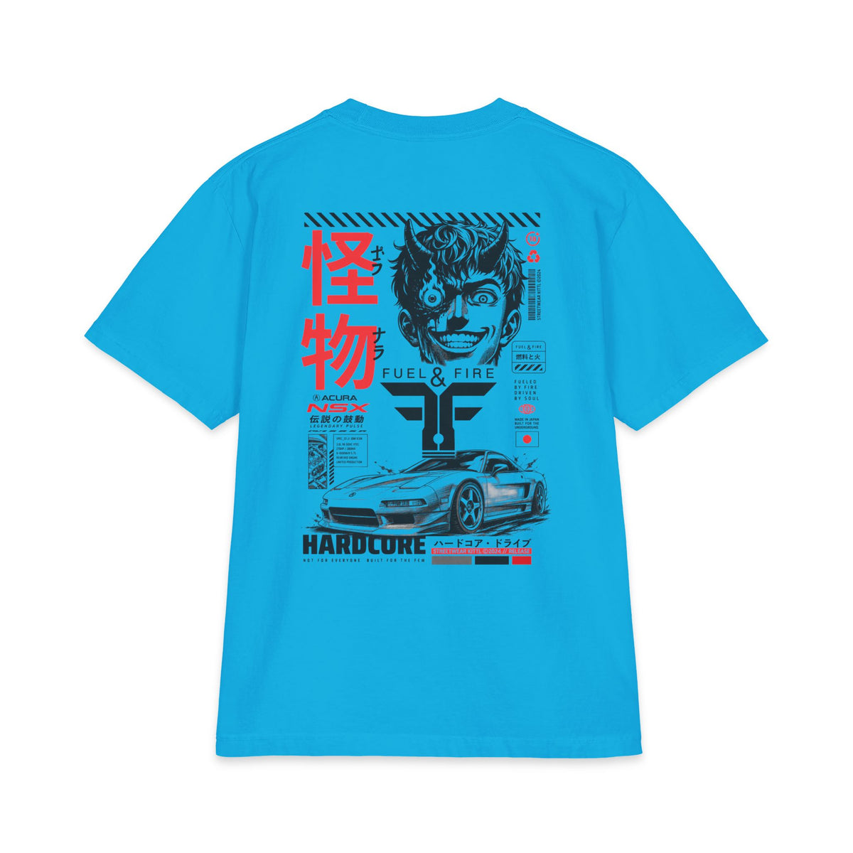 Fuel & Fire NSX T-Shirt — JDM Speed Anime Car Design