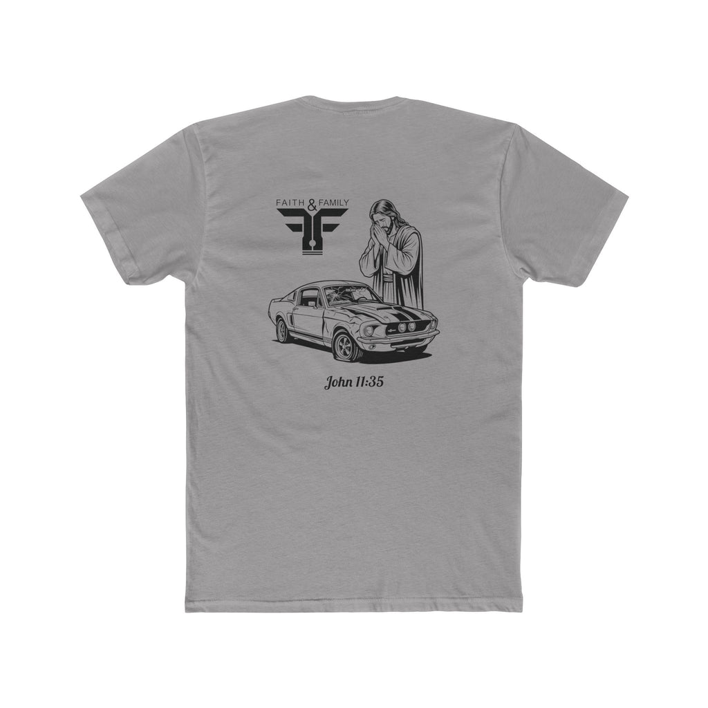 Christian Muscle Car T-Shirt — Jesus Wept (John 11:35)