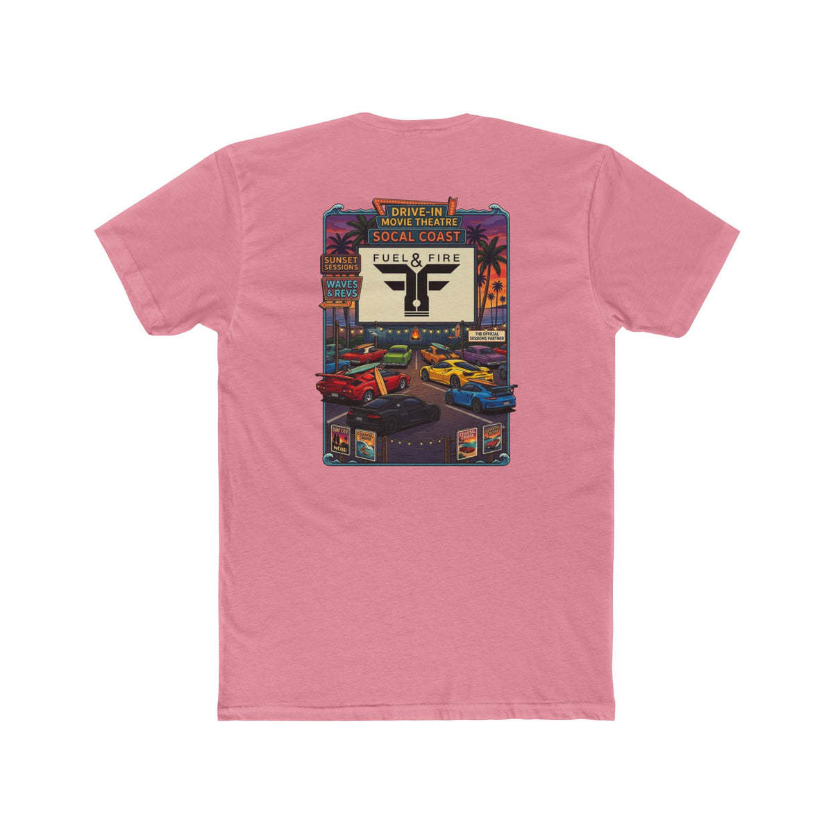 Crew Tee — "Fuel & Fire" SoCal Drive-In Tee