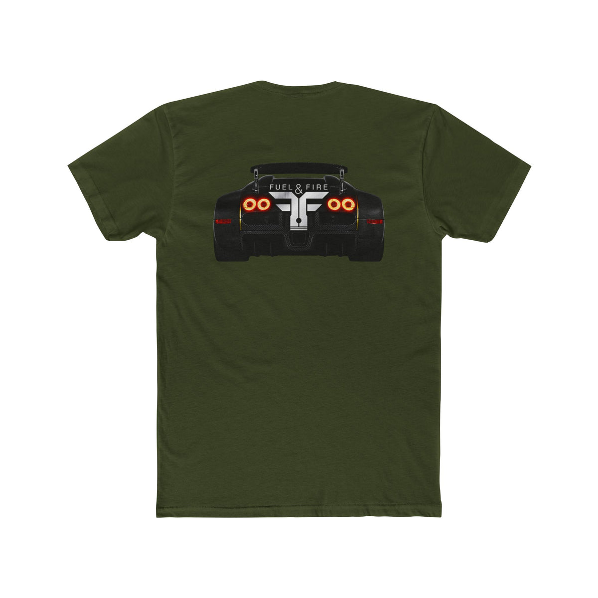 Bugatti — "Fuel & Fire" Graphic Cotton T‑Shirt