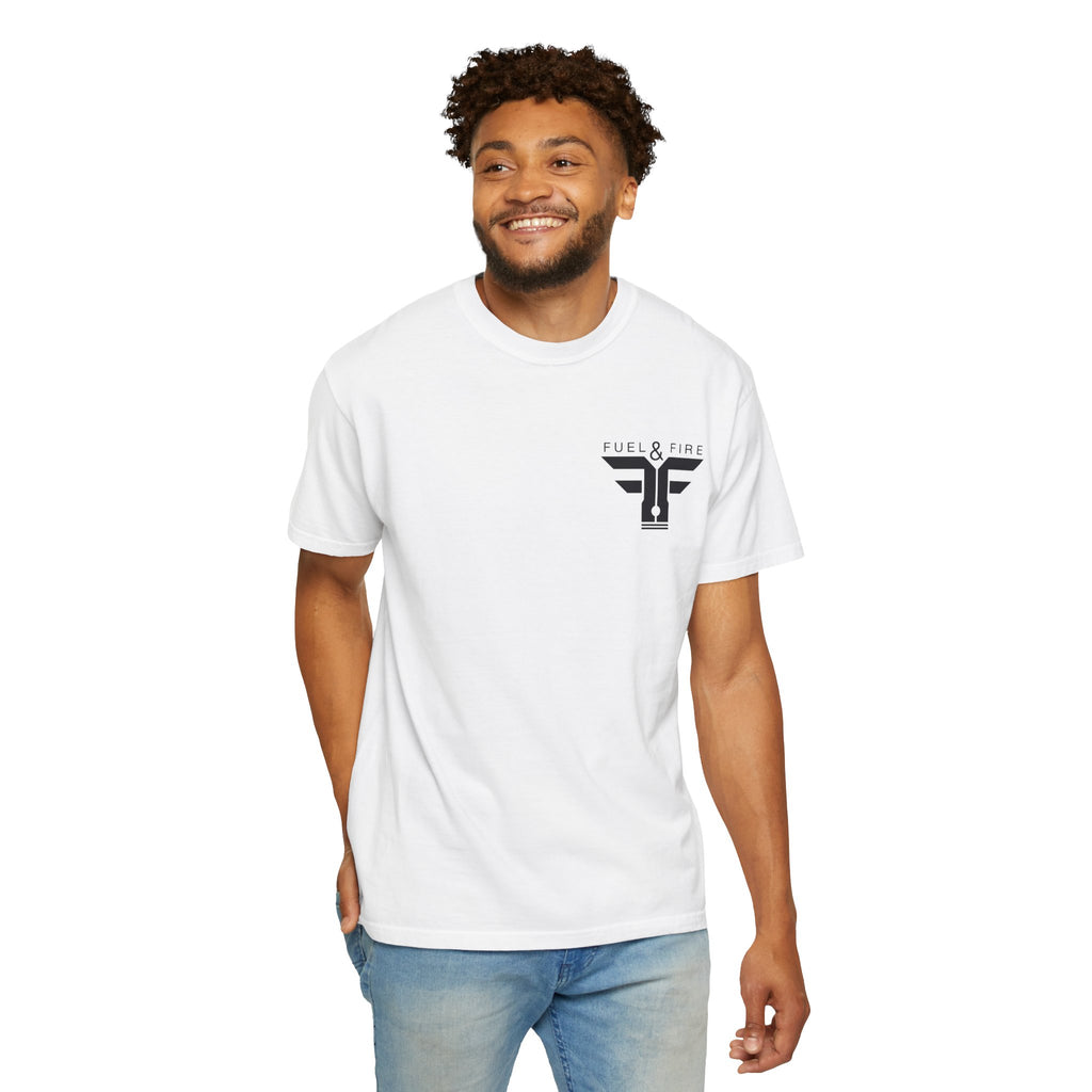 Fuel & Fire 'Burn Rubber Not Skin' Racing T-Shirt