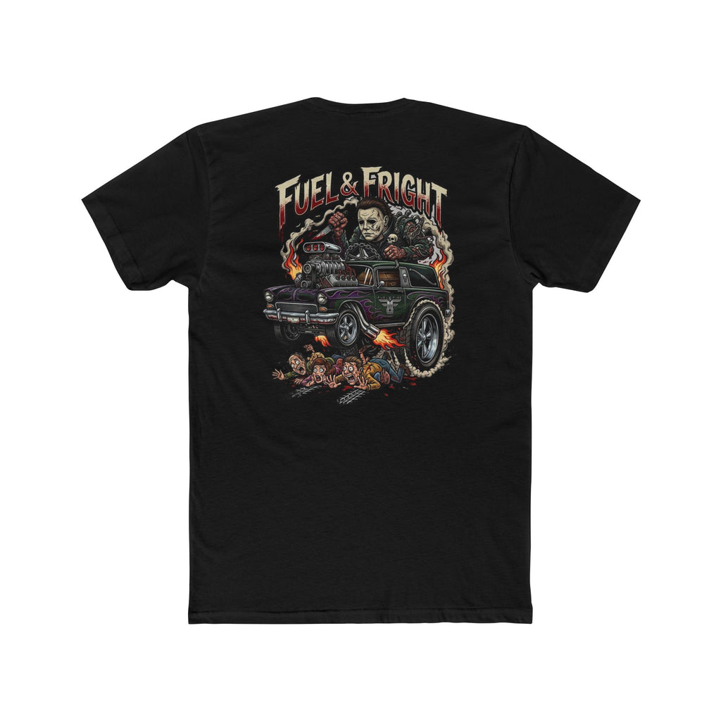 Fuel & Fright Tee — Halloween Car Graphic T-Shirt