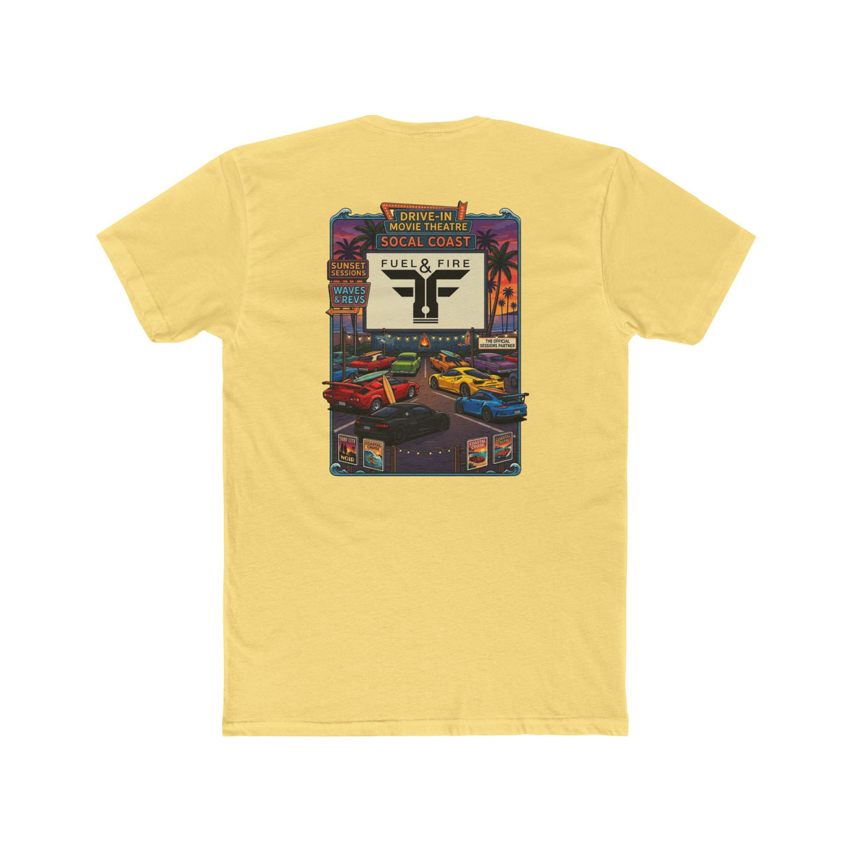 Crew Tee — "Fuel & Fire" SoCal Drive-In Tee