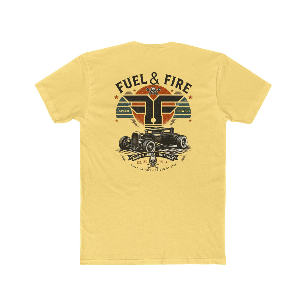 Fuel & Fire Bone Crusher Tee — Classic Hot Rod Graphic T-Shirt