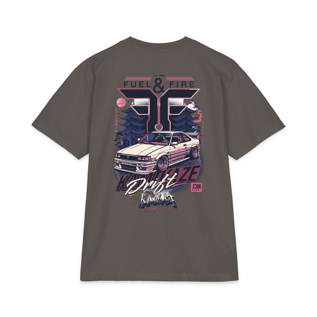 Drift Vibe T‑Shirt — Fuel & Fire Retro JDM Graphic Tee