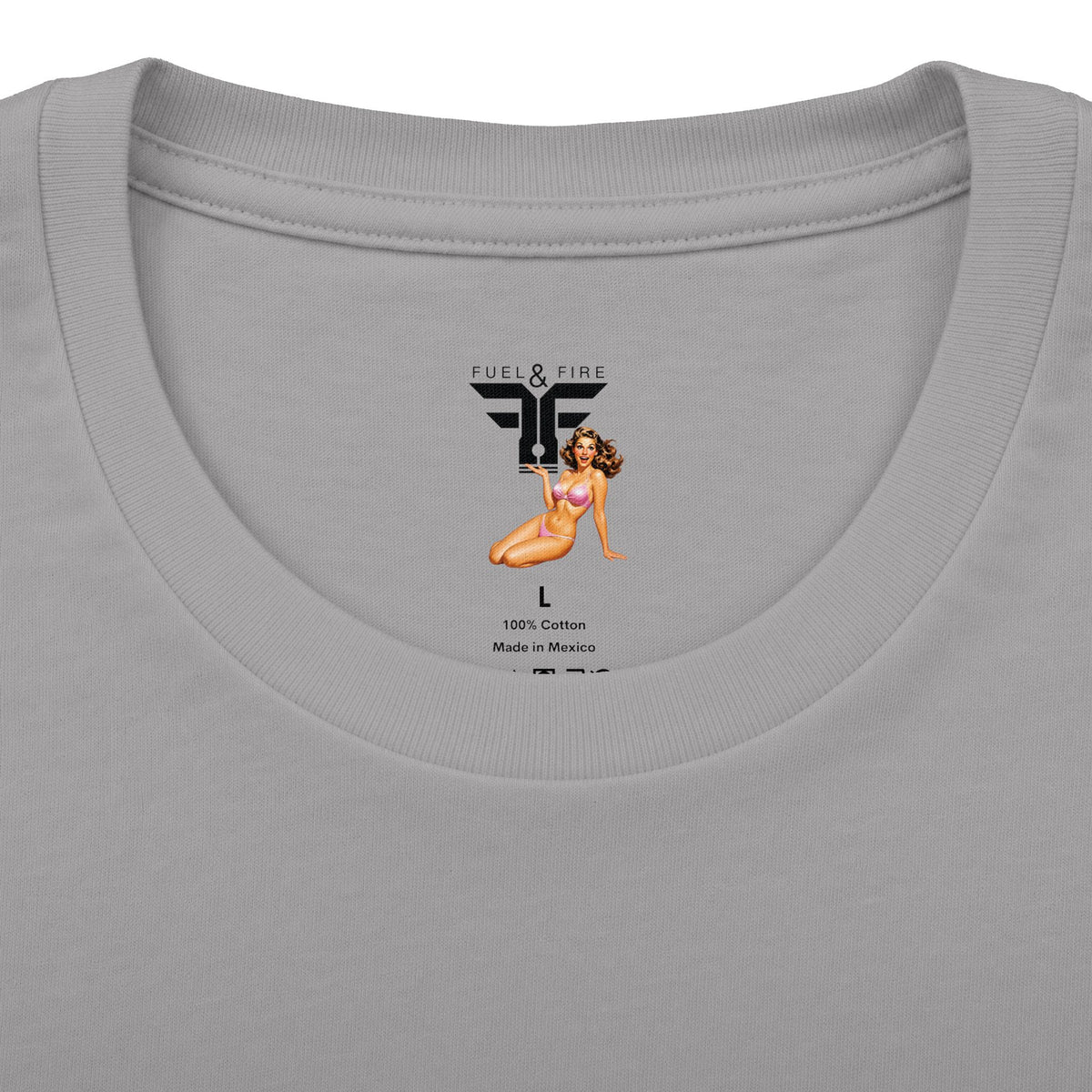 Fuel & Fire California Tee — Vintage Surf Car Graphic Cotton T‑Shirt