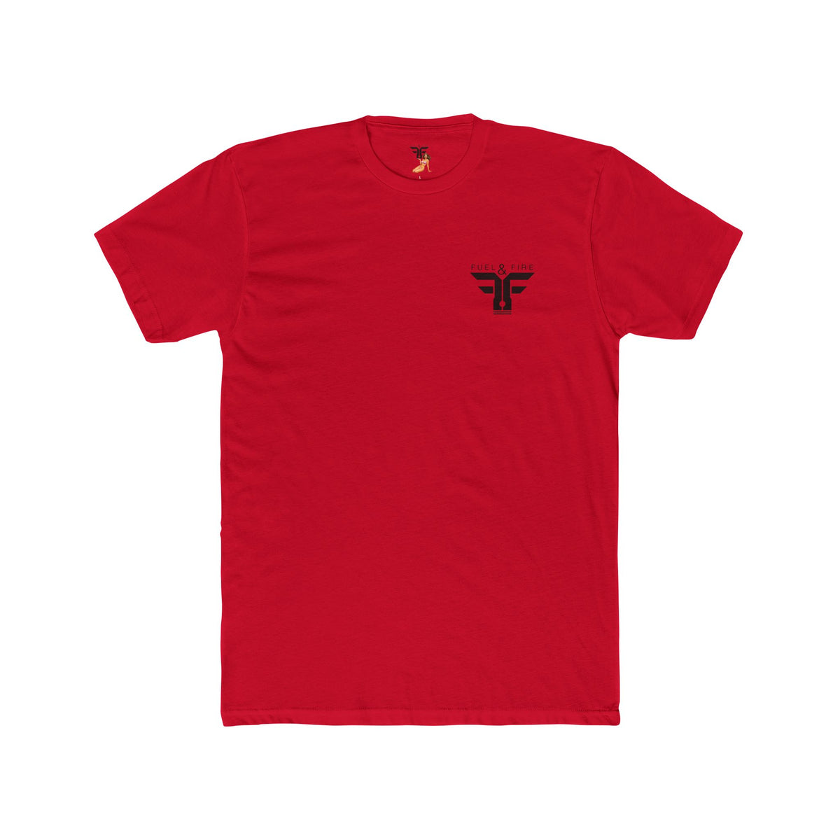 Fuel & Fire Retro Diner T-Shirt — Fired Up By The Night Graphic Tee