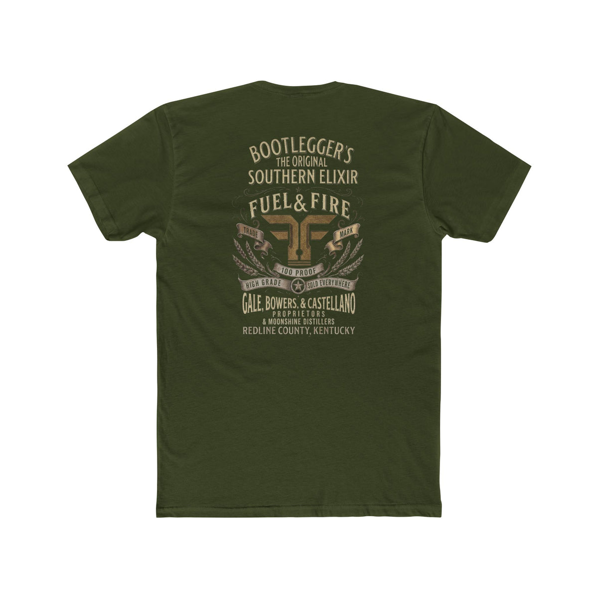 Bootlegger's Southern Elixir T-Shirt – Fuel & Fire Distillery Tee