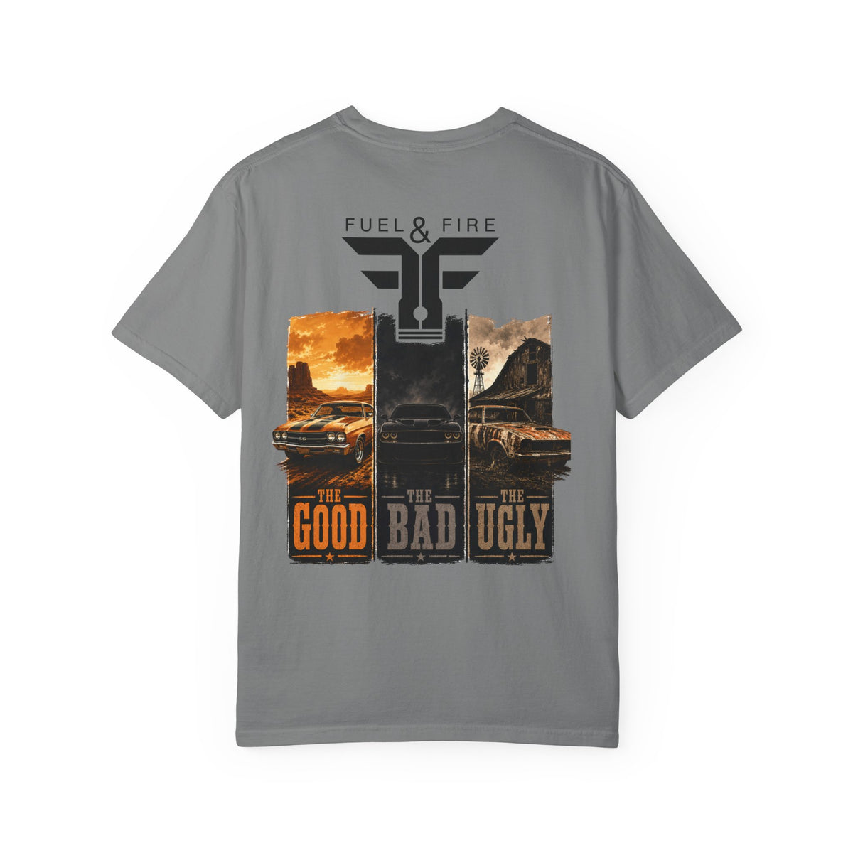 T-Shirt — Fuel & Fire "The Good The Bad The Ugly" Graphic Tee