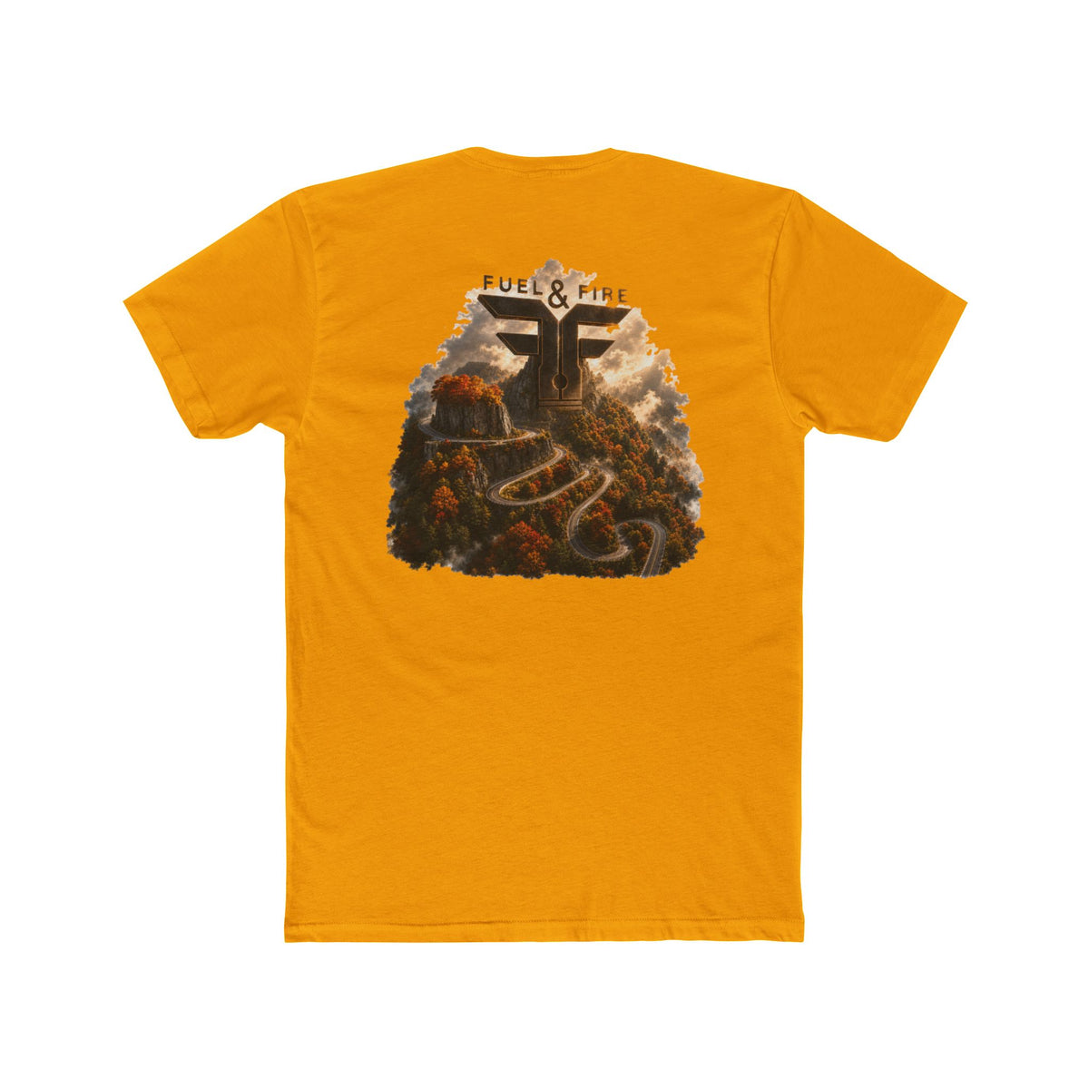 Fuel & Fire Graphic Tee — Tail of the Dragon Adventure Logo T-Shirt