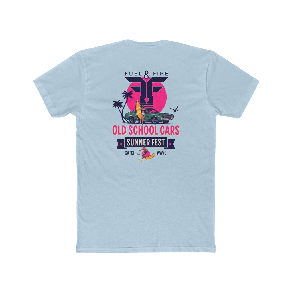 Old School Cars Summer Fest Tee — Fuel & Fire AMC AMX Car T-Shirt