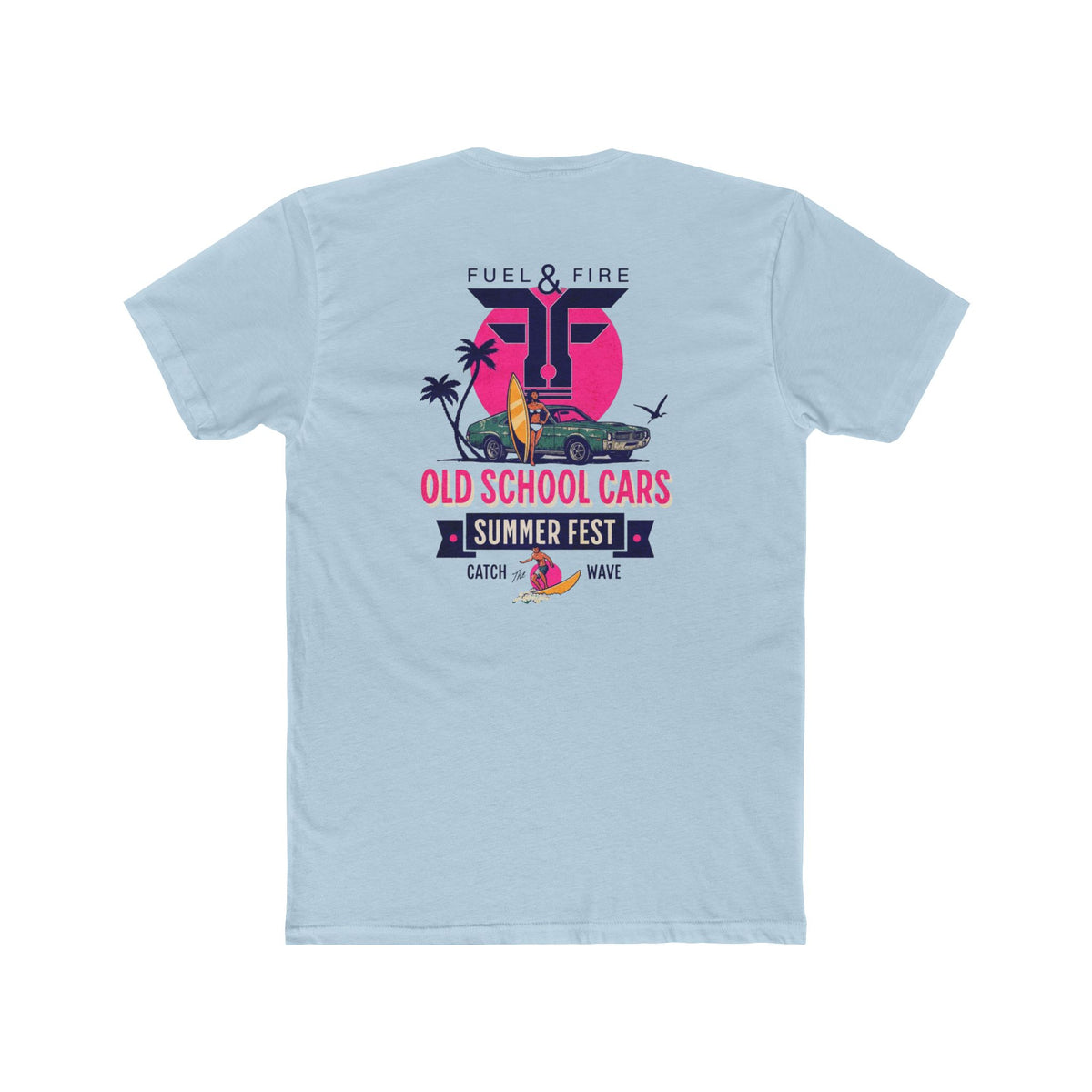 Old School Cars Summer Fest Tee — Fuel & Fire AMC AMX Car T-Shirt