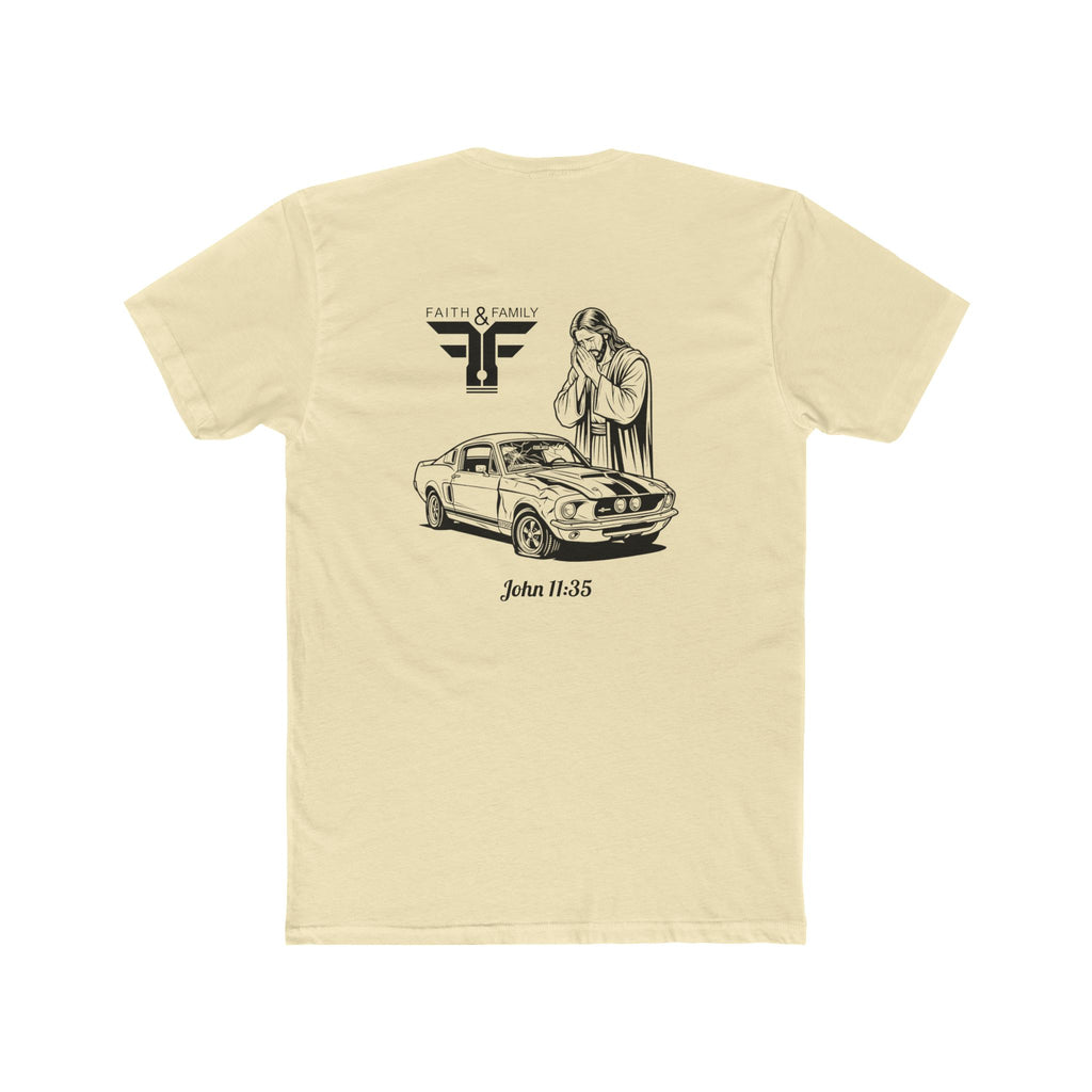 Christian Muscle Car T-Shirt — Jesus Wept (John 11:35)