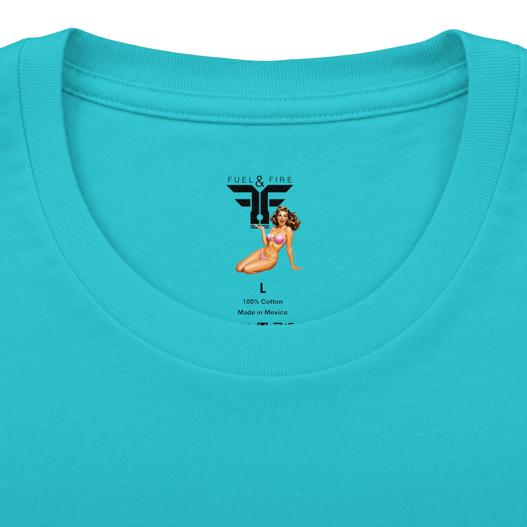 Fuel & Fire California Tee — Vintage Surf Car Graphic Cotton T‑Shirt