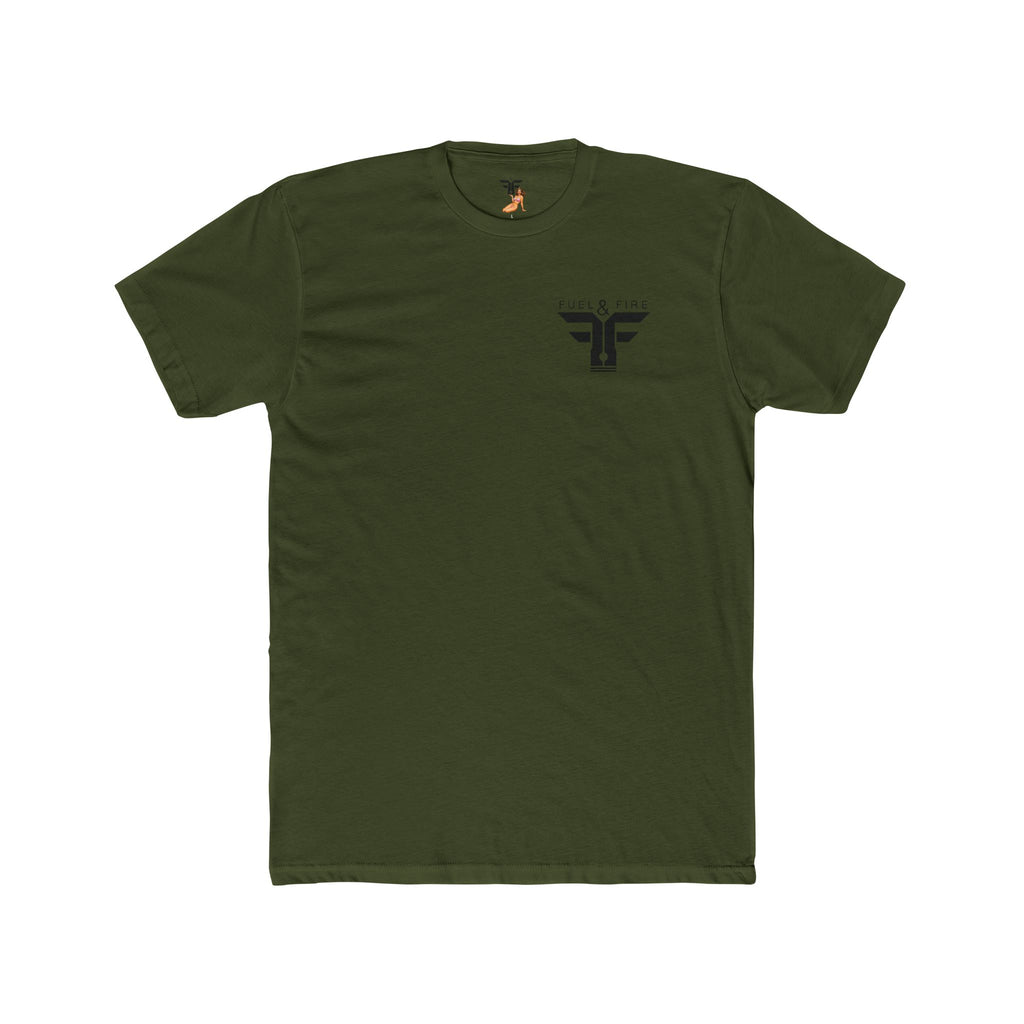 Formula 1 Course Logo Tee — 'Fuel & Fire' Silverstone Graphic Cotton T‑Shirt