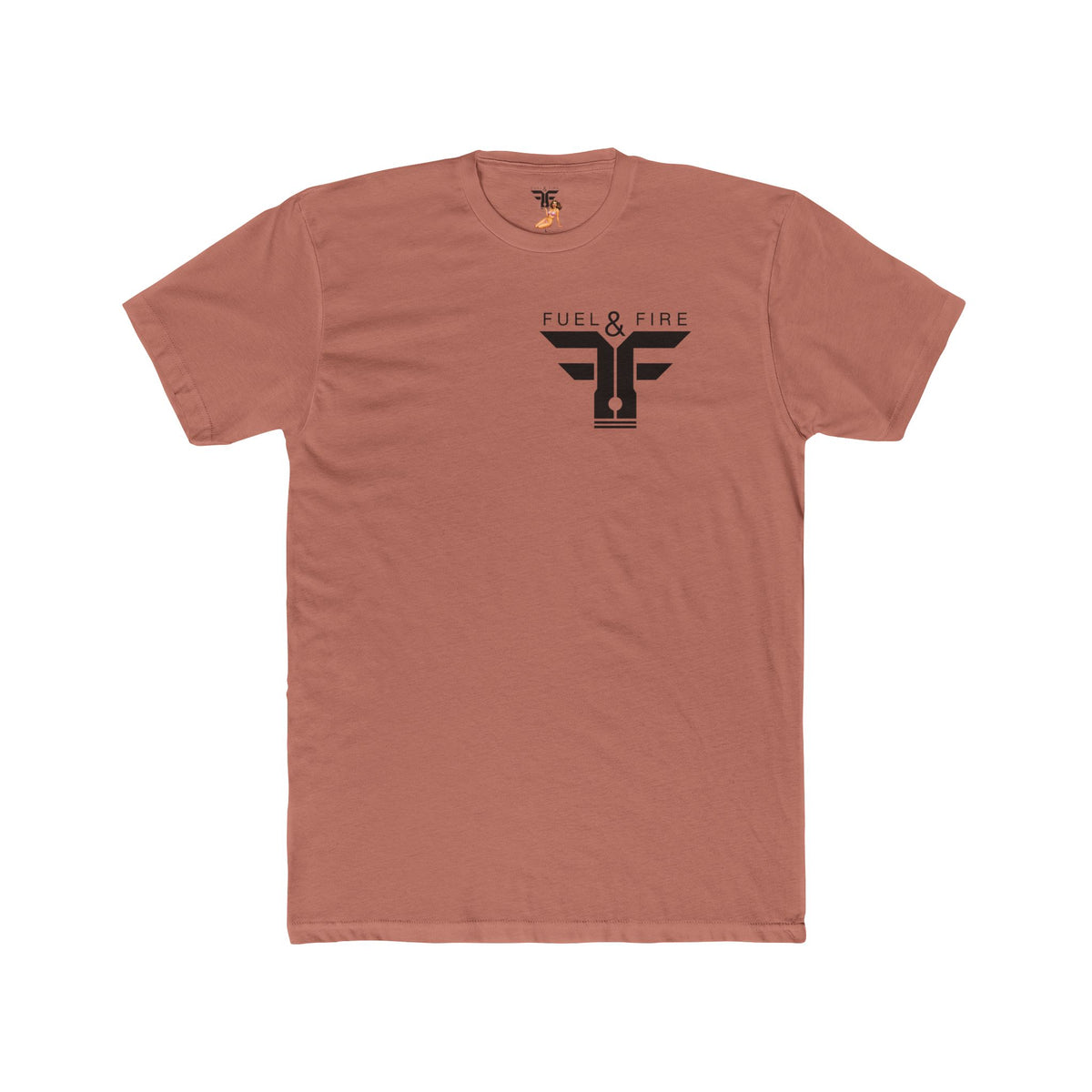 Fuel & Fire Muscle Car Tee — Honest Abe Hot Rod Graphic T-Shirt
