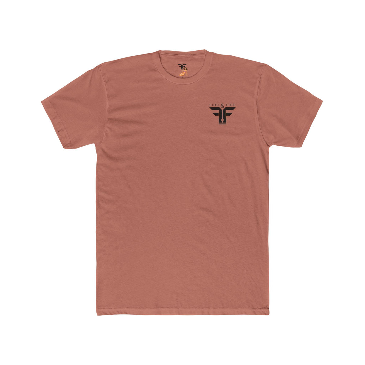 Fuel & Fire Whiskey Logo T-Shirt — Vintage Distillery Graphic Tee
