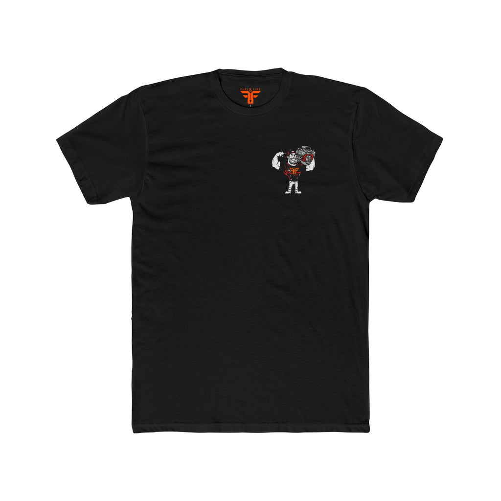 Big Block Bobby — Fuel & Fire Red Convertible Retro Tee