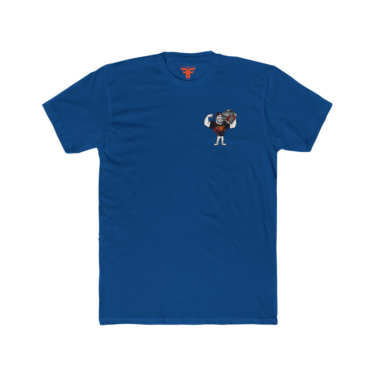 Big Block Bobby — Fuel & Fire Red Convertible Retro Tee