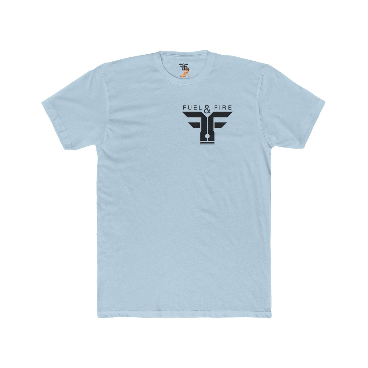 Fuel & Fire Muscle Car Tee — Honest Abe Hot Rod Graphic T-Shirt