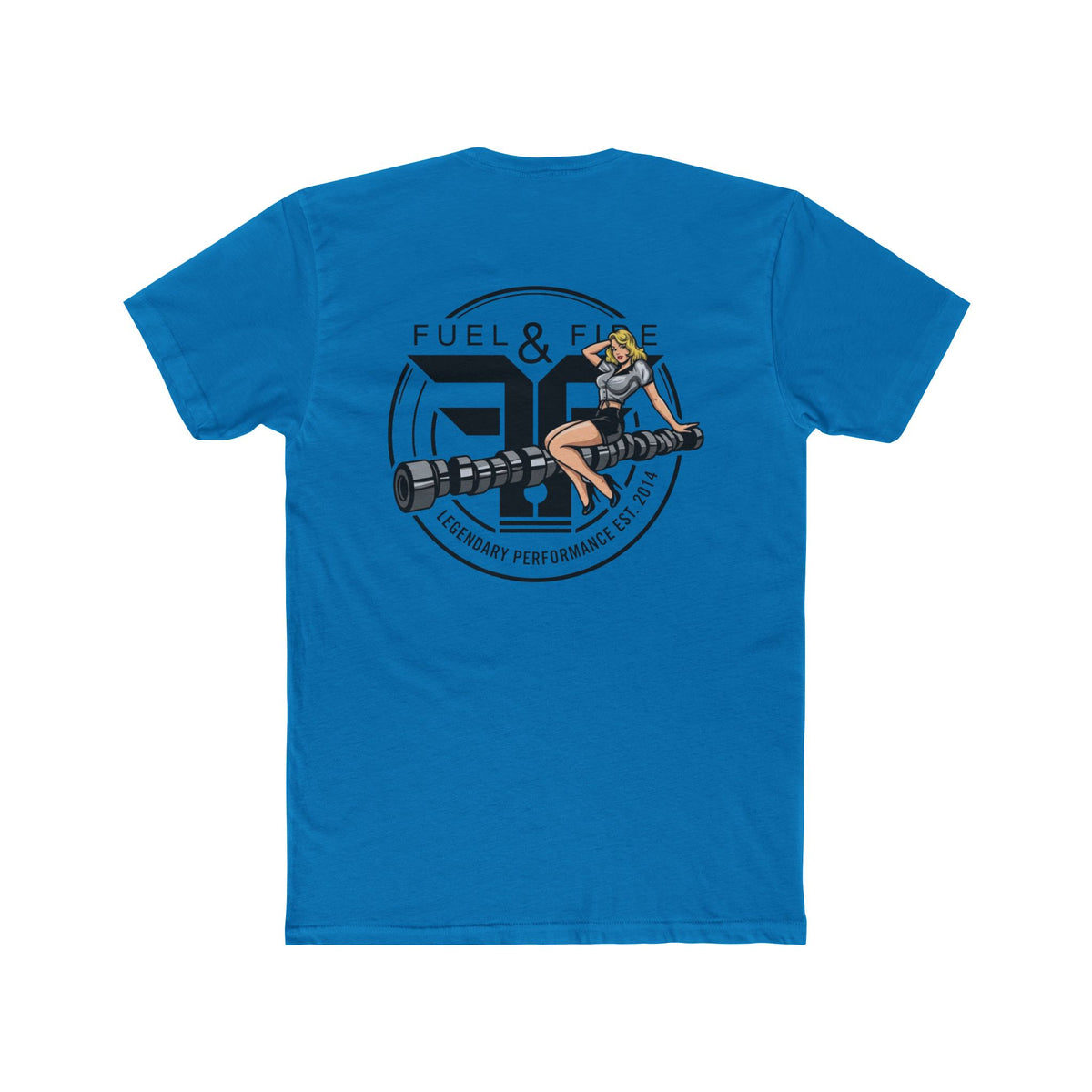 Fuel & Fire Camshaft T-Shirt — Pinup Cam Graphic Tee