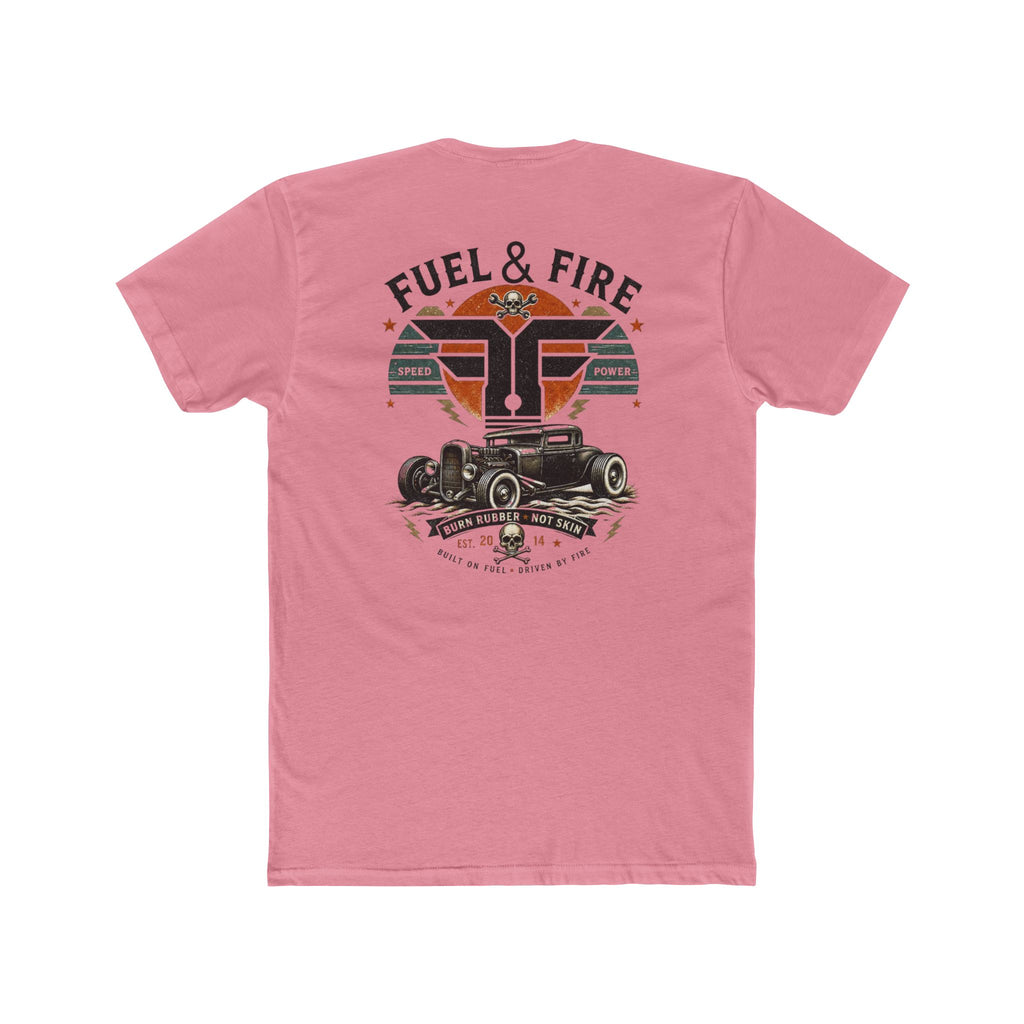 Fuel & Fire Bone Crusher Tee — Classic Hot Rod Graphic T-Shirt