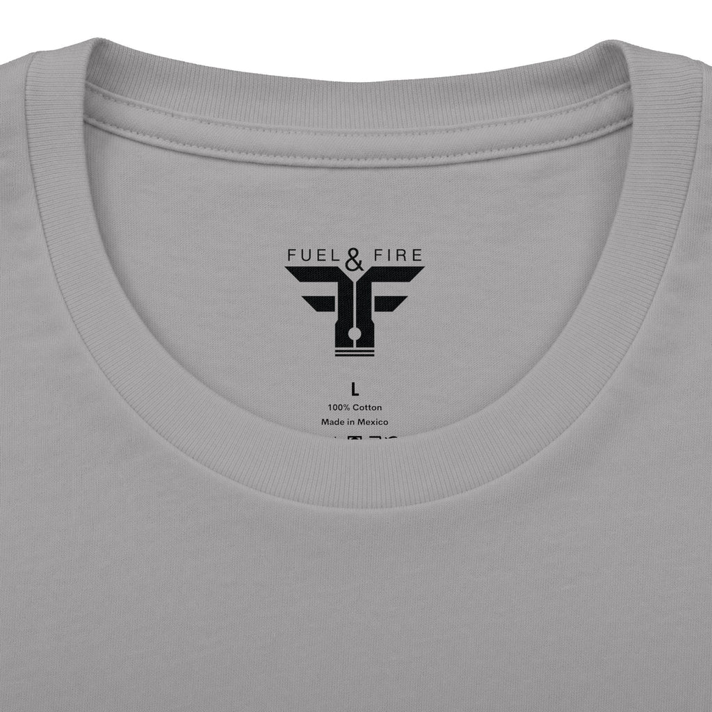 Fuel & Fire Cyberpunk City Tee — Retro Neon Racing Graphic T-Shirt