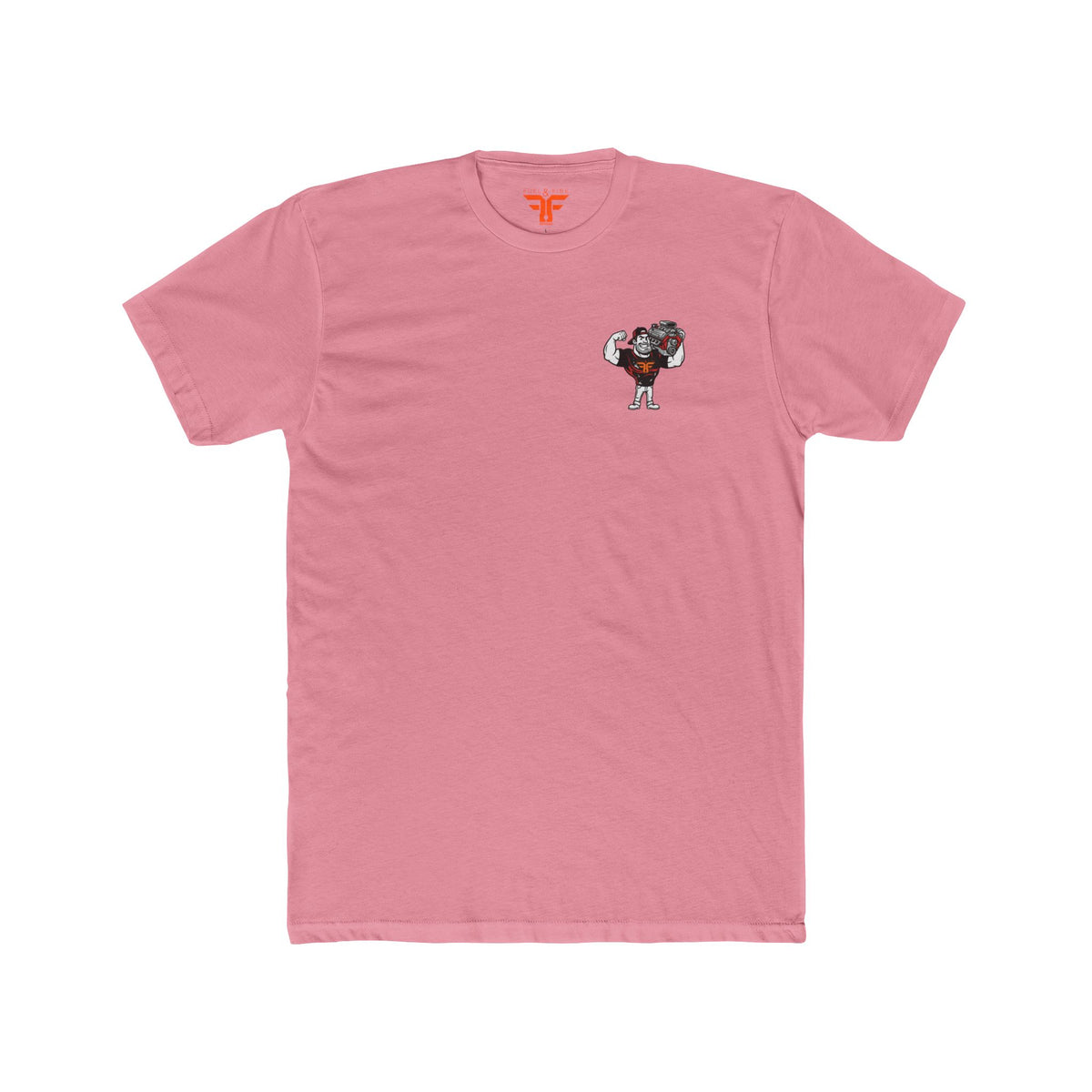 Big Block Bobby — “First to Flex” Fuel & Fire Graphic T‑Shirt