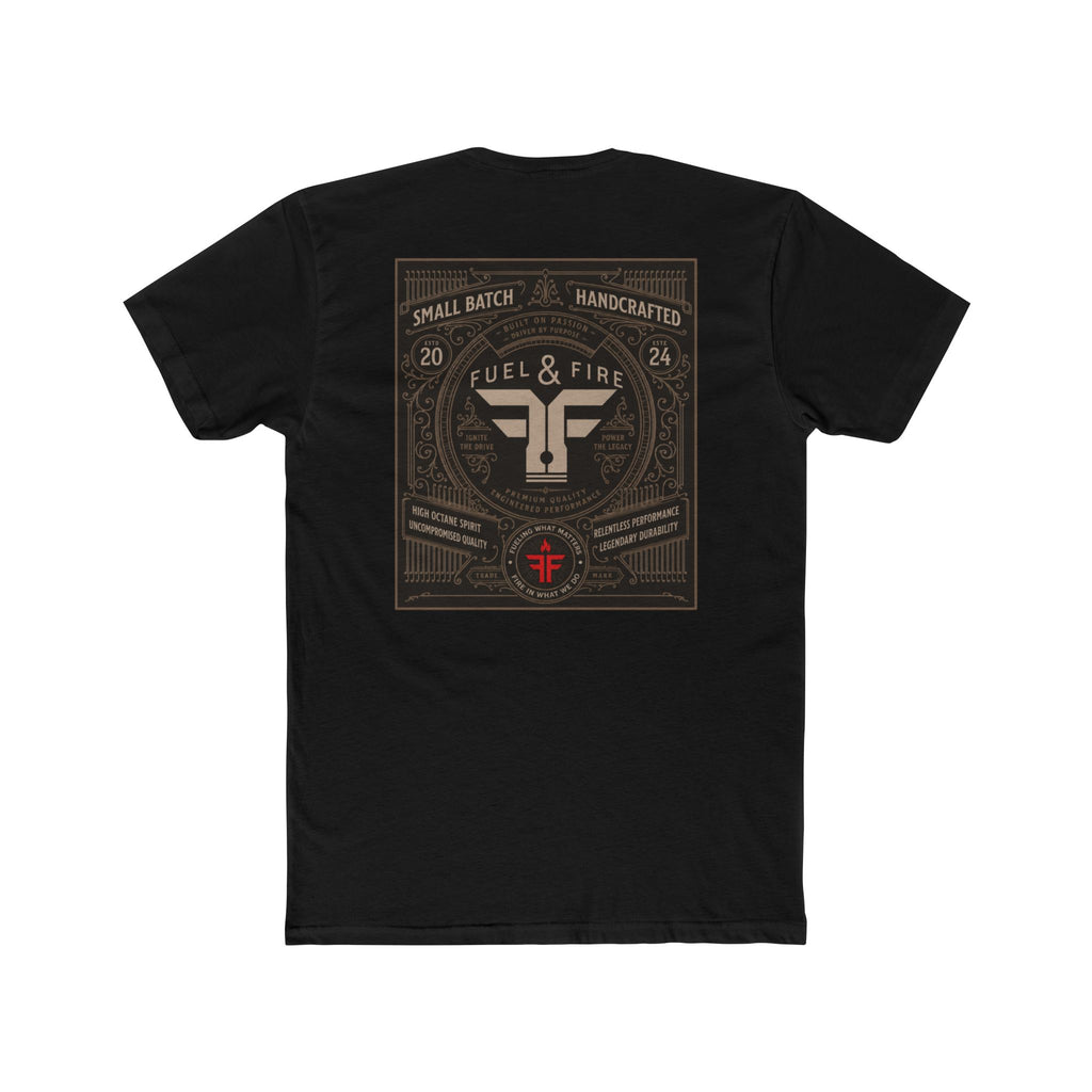 Fuel & Fire Retro Logo Tee — Small Batch Handcrafted Graphic T-Shirt