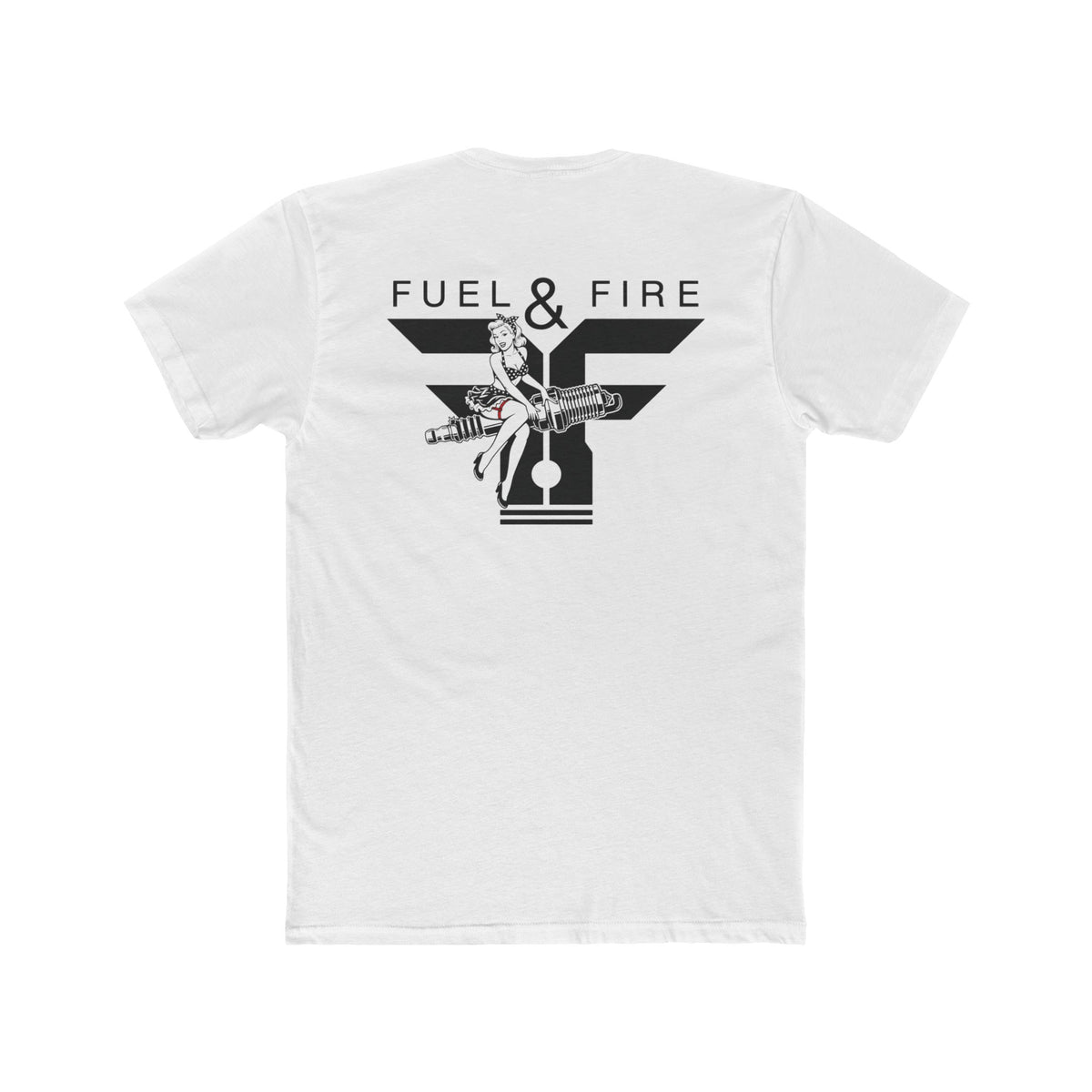 Fuel & Fire Logo Tee —Spark Plug T‑Shirt