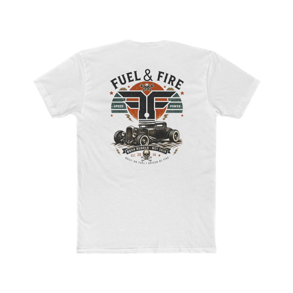 Fuel & Fire Bone Crusher Tee — Classic Hot Rod Graphic T-Shirt