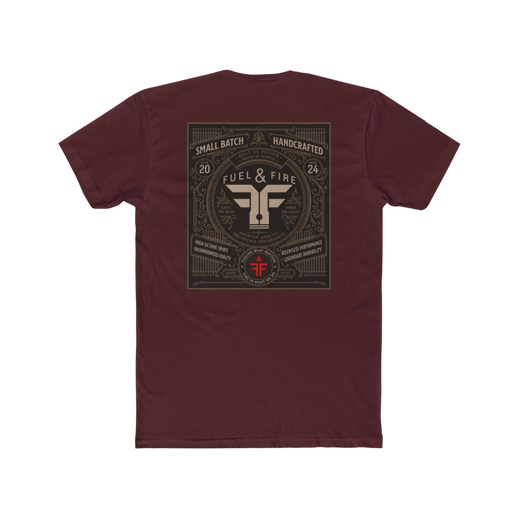 Fuel & Fire Retro Logo Tee — Small Batch Handcrafted Graphic T-Shirt