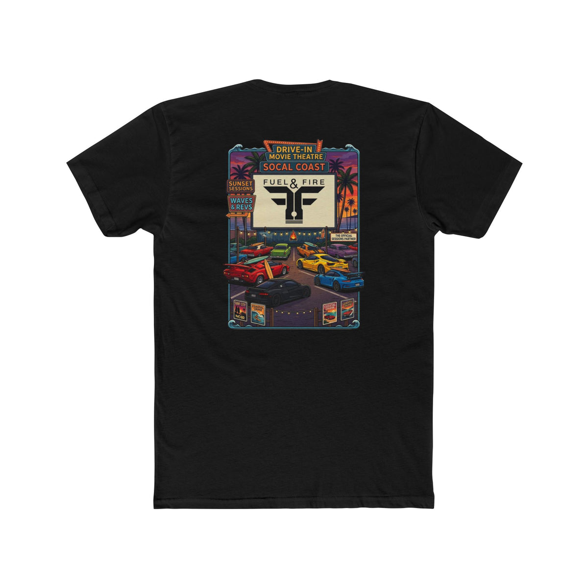 Crew Tee — "Fuel & Fire" SoCal Drive-In Tee