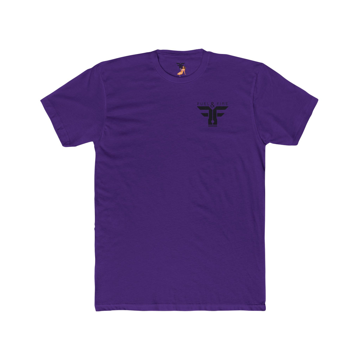Drive-In Retro Tee — 'Fuel & Fire' Vintage Car Poster T-Shirt