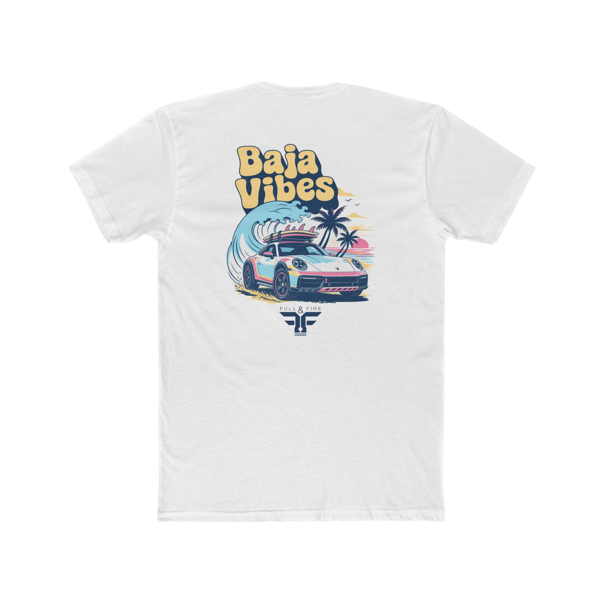 Baja Vibes Dakar Tee — Vintage Surf Car Graphic T-Shirt