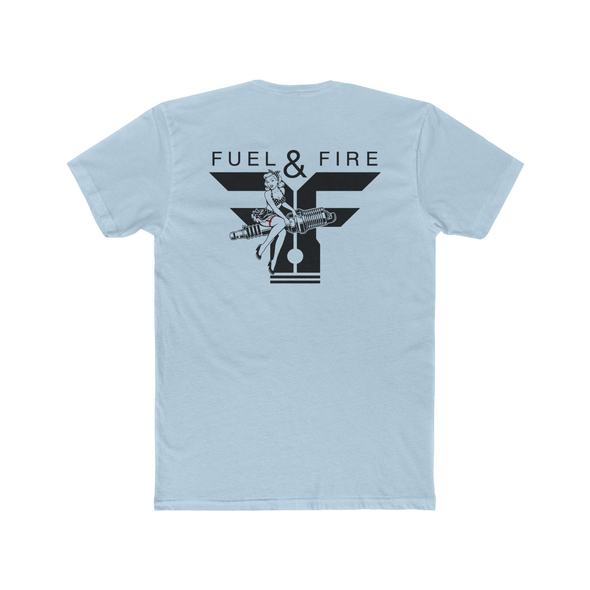 Fuel & Fire Logo Tee —Spark Plug T‑Shirt