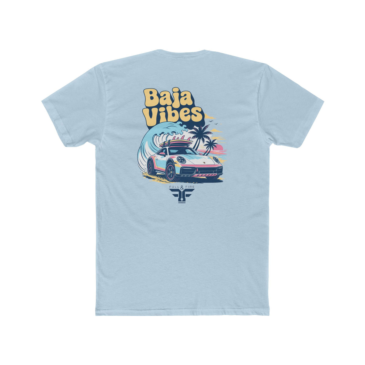 Baja Vibes Dakar Tee — Vintage Surf Car Graphic T-Shirt